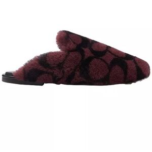 COACH Women's Signature Shearling On Mule